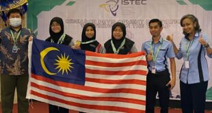 SMK KK memenangi anugerah emas di Bali untuk ciptaan bata