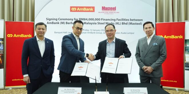 AmBank grants RM84mil financing to Masteel