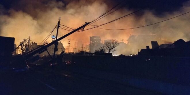 At least six dead after huge earthquake rocks Japan on