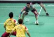 Badminton Aaron Soh Yew Sin Ee Yi face current and former world