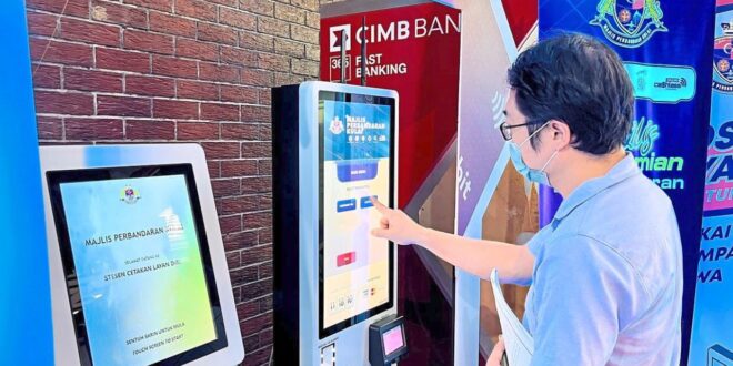 Cashless payment ease through kiosks in Kulai