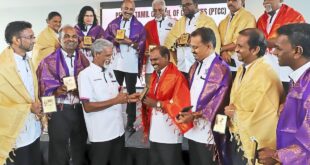 Council of Tamil churches honours 33 pastors