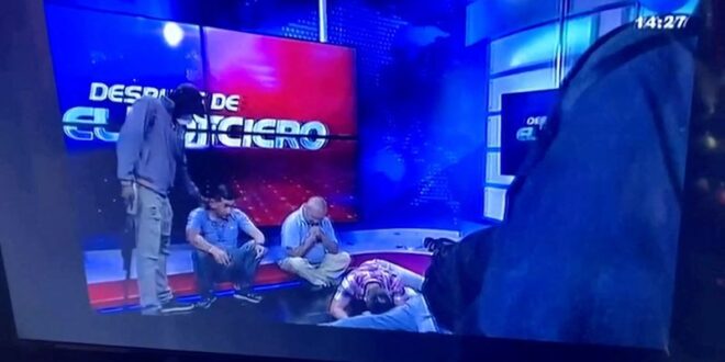 Ecuador TV station hostage recounts surreal armed takeover