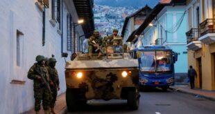 Ecuador president says country is at war as gangs hold