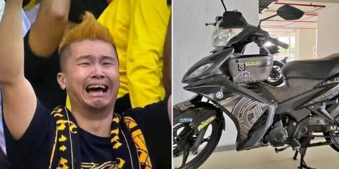 Fan who sold motorcycle to watch Harimau Malaya play in