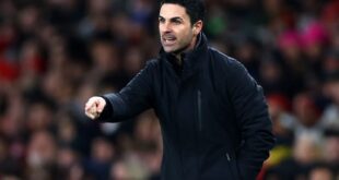 Football Soccer Arteta frustrated as goals dry up for Arsenal