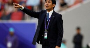 Football Soccer Japans Moriyasu welcomes criticism despite starting Asian Cup with