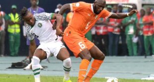 Football Soccer Nigeria upset hosts at Cup of Nations