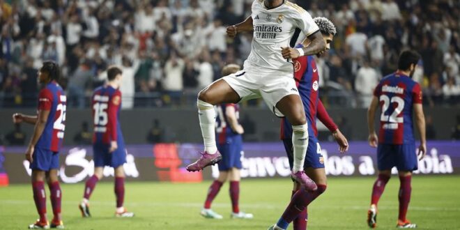 Football Soccer Real Madrid thrash old rivals Barcelona 4 1 to win