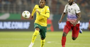 Football Soccer South Africa secure emphatic win over neighbours Namibia at