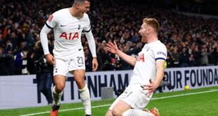 Football Soccer Tottenham Fulham advance to fourth round of FA Cup