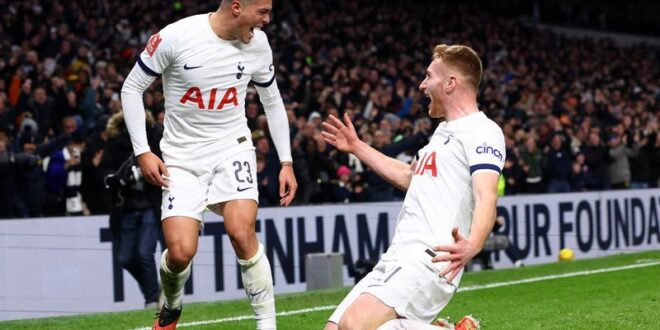 Football Soccer Tottenham Fulham advance to fourth round of FA Cup