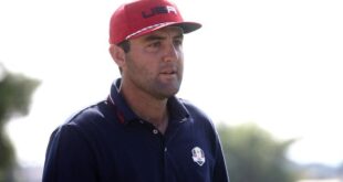 Golf Golf Scheffler voted PGA Tour Player of the Year again