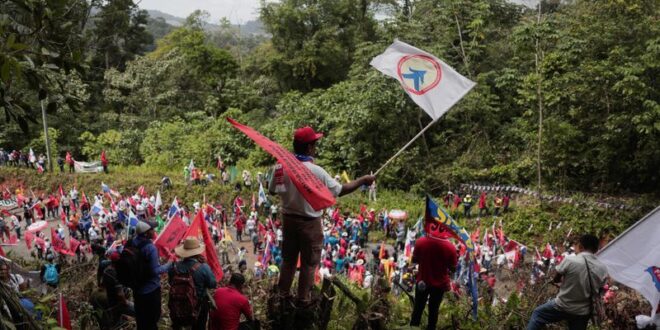 Hundreds protest at First Quantums Panama copper mine