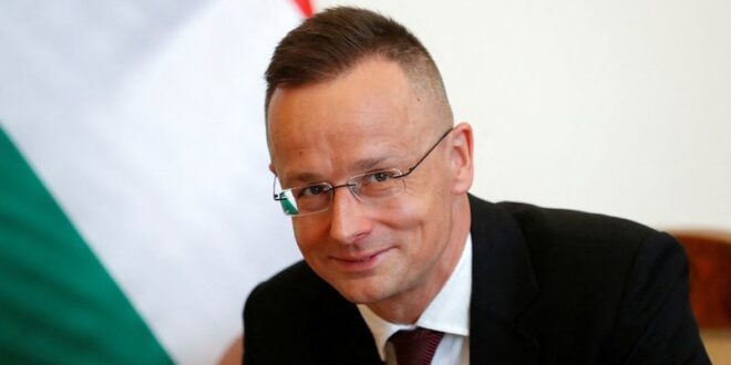 Hungarian foreign minister visits Ukraine before EU summit on aid