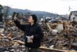 In the ruins of a historic market a Japanese artisan