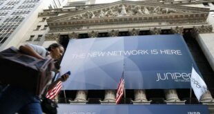 Juniper jumps on reports Hewlett Packard Enterprise close to 13