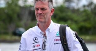 Motorsport Motor racing Mercedes F1 technical head Allison signs long term extension