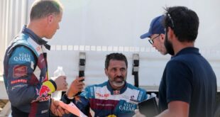 Other Sports Rallying Dakar stage win moves Al Attiyah up to second