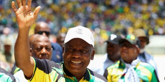 Ramaphosa targets decisive ANC win in South African elections