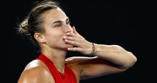 Tennis Tennis Clinical Sabalenka strides into Melbourne quarter finals