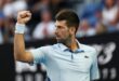 Tennis Tennis Djokovic Gauff labour into Australian Open semis as long