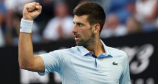 Tennis Tennis Djokovic Gauff labour into Australian Open semis as long