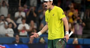 Tennis Tennis Dogged De Minaur leads local charge at Australian Open