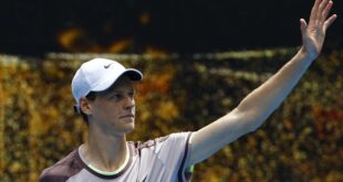 Tennis Tennis Hot Sinner a Sunday winner as Australian Open starts