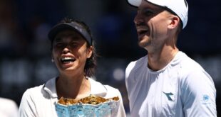 Tennis Tennis Hsieh Zielinski in thrilling mixed doubles win at Australian