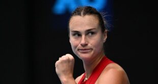 Tennis Tennis No handshakes as Sabalenka downs Ukraines Tsurenko in third