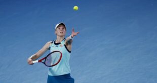 Tennis Tennis Primetime Rybakina fights her way past Pliskova into second