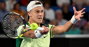 Tennis Tennis Rune bounced out of Australian Open by wildcard Cazaux