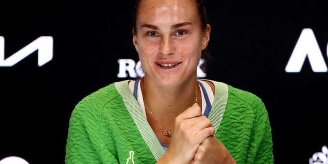 Tennis Tennis Sabalenka raring to go at Australian Open despite Brisbane