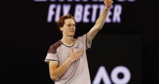 Tennis Tennis Sinner stages great escape to pip Medvedev to Australian