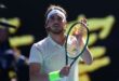 Tennis Tennis Wonder shot helps Tsitsipas into second round in Melbourne