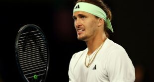 Tennis Tennis Zverev blames illness for dip in energy during Australian