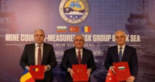 Turkey Romania Bulgaria ink deal to clear floating Black Sea