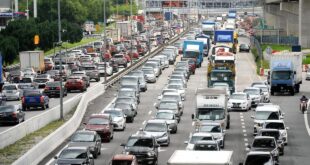 About 24 million vehicles expected daily on major highways during