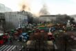 Angry farmers descend on Brussels to take protest to EU