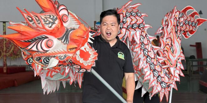 Bringing dragon and lion dances to greater heights