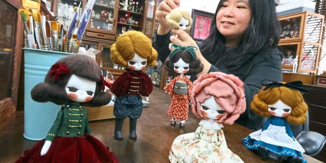 Crafting dolls is no childs play