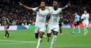 Football Soccer Bellingham Vinicius shine as Real Madrid crush Girona