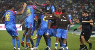 Football Soccer DR Congo book Cup of Nations semi final berth with