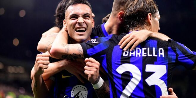 Football Soccer Inter extend lead atop Serie A with 4 0 win