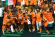 Football Soccer Ivory Coast relief after winning Cup of Nations
