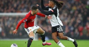 Football Soccer Iwobi late show earns Fulham rare win at Old