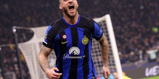 Football Soccer Late Arnautovic strike gives Inter 1 0 win over Atletico