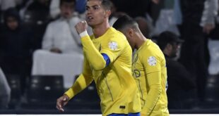 Football Soccer Ronaldo criticised for appearing to make obscene gesture in