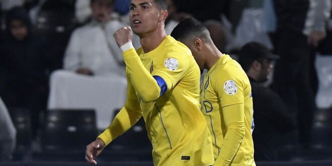 Football Soccer Ronaldo criticised for appearing to make obscene gesture in